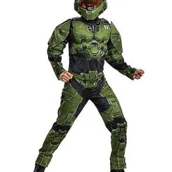 Spirit Halloween Kids Master Chief Muscle Costume - Halo Infinite